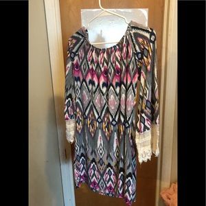 Long sleeve short dress